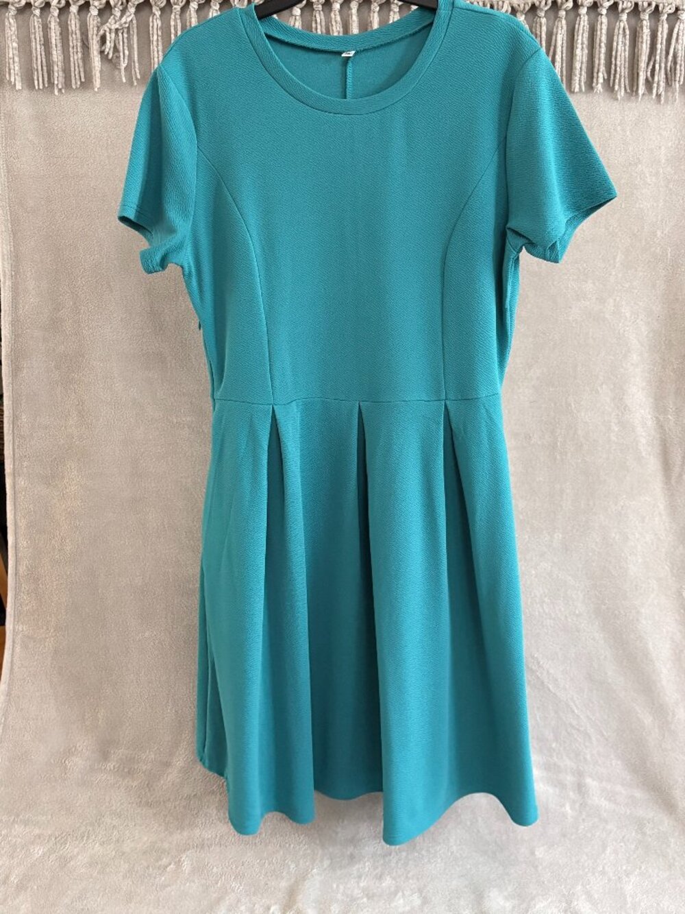 Brandless Dress (Teal Blue)